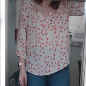 Loft by Ann Taylor Floral Blouse